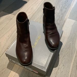Franco Sarto size 8.5 brown booties